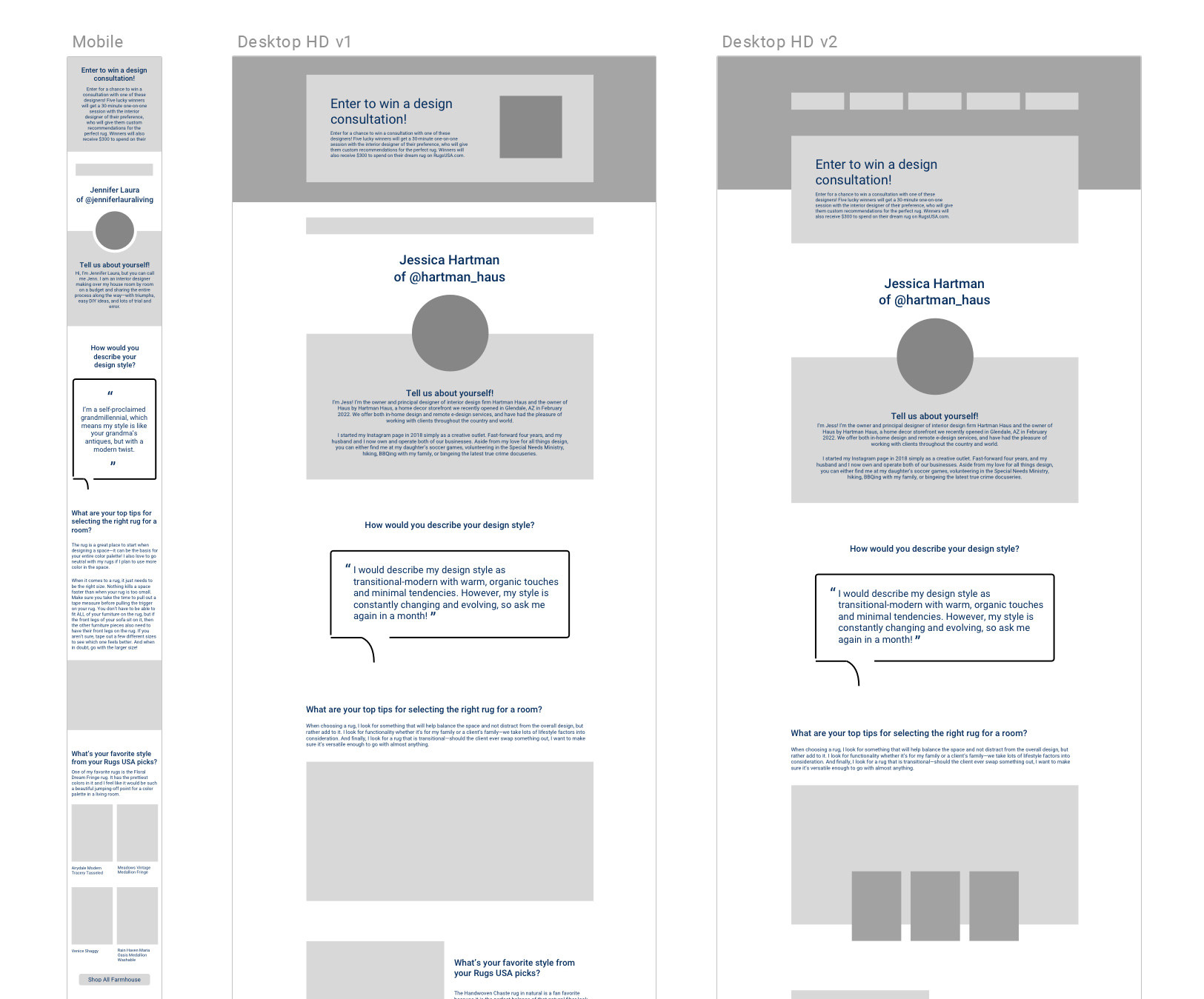 wireframes